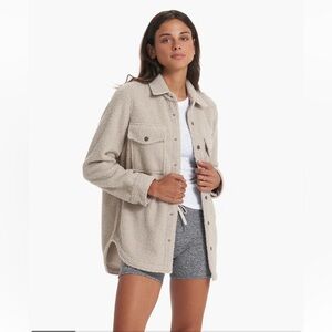 Vuori Sycamore shirt jacket dark salt XS
